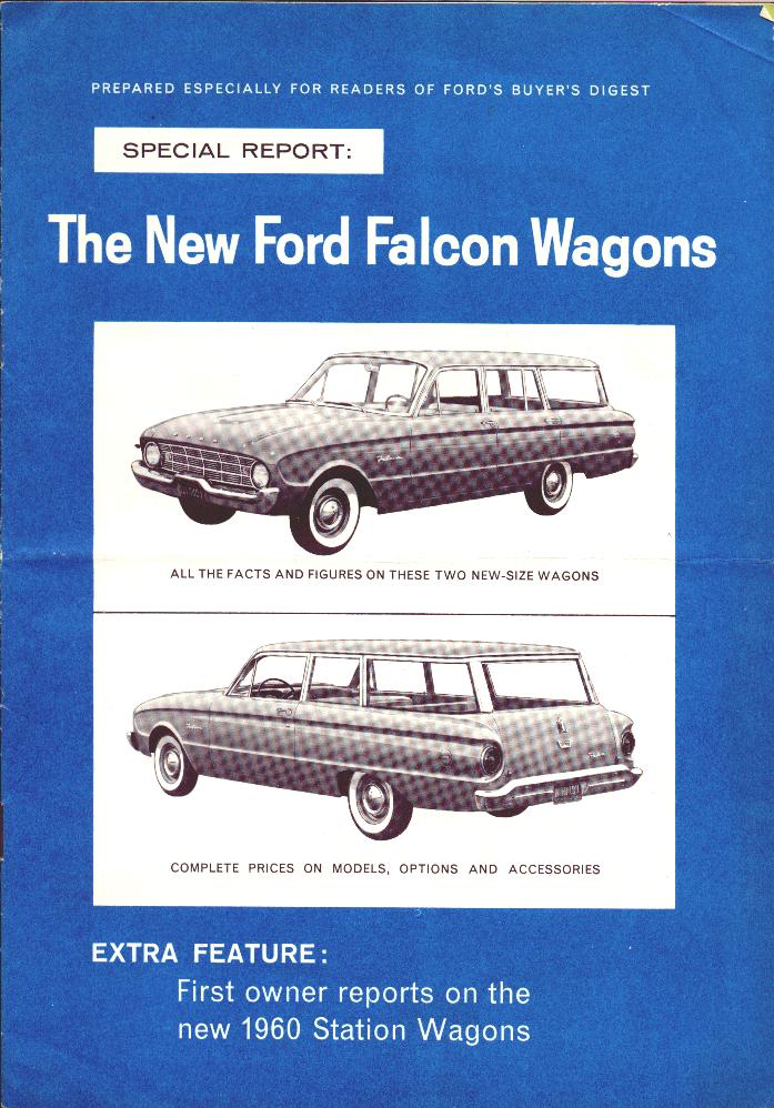 1960 Ford Falcon Wagons Brochure